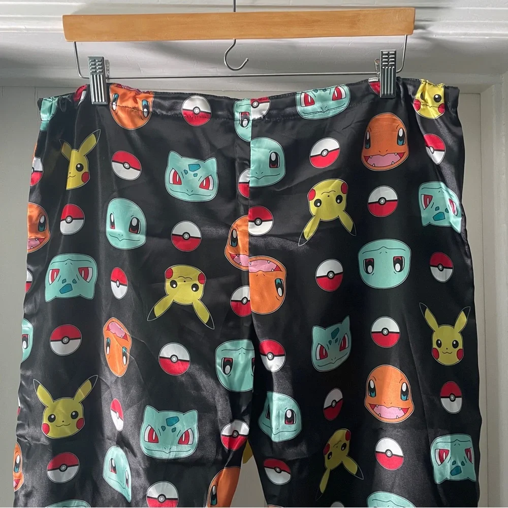 NWOT Pokemon Men's Black Character Sleep Pants Pajama Bottoms Size S